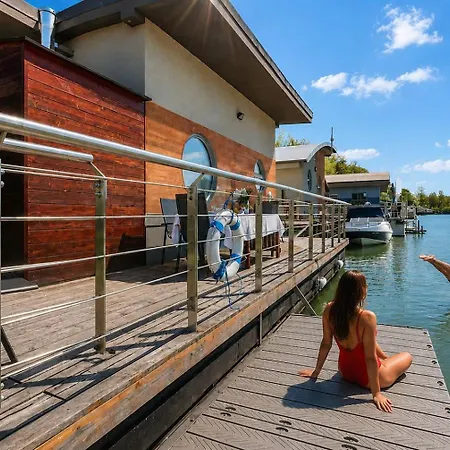 Sunset View Housboat With Sundeck,ac&heating בית נופש *